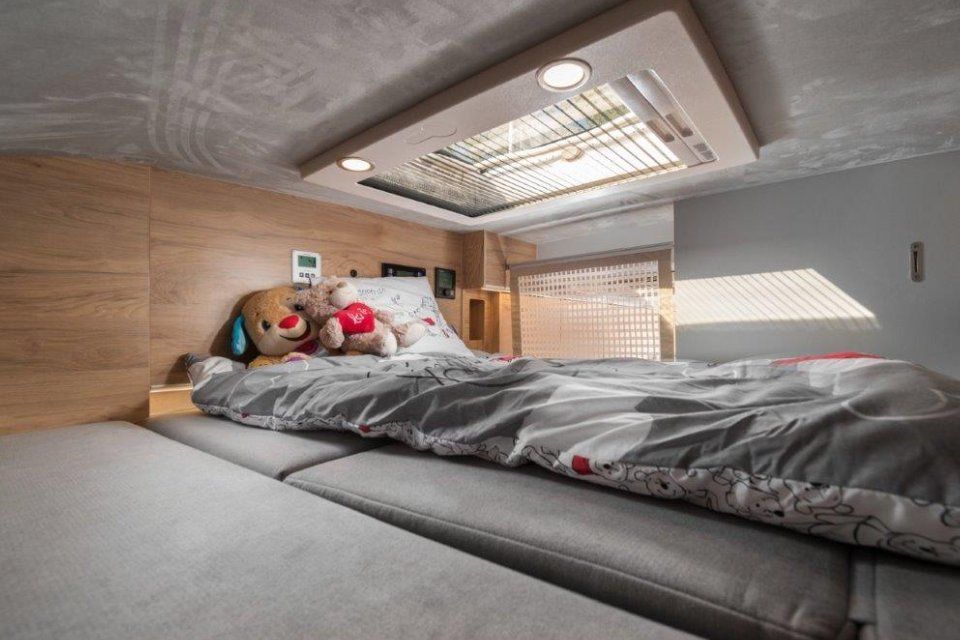 Alkovenbett eines Globe-Traveller Voyager in Opal-Line